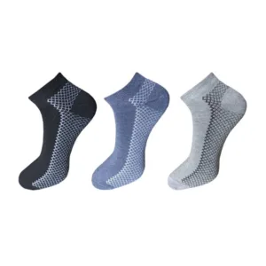 Generic 3_Pair Set Unisex Casual Cotton Printed Ankle Length Socks (Multicolor)